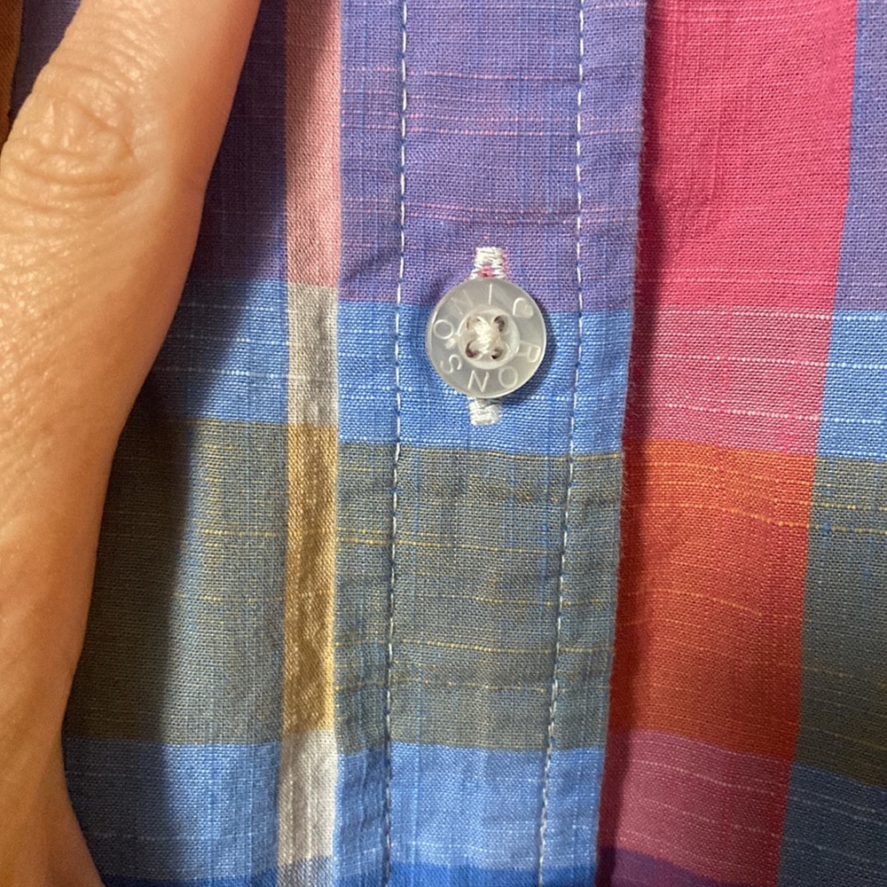I ❤️ Ronson Checkered Button Up - Picture 6 of 9